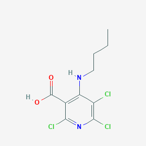 4-(Butylamino)-2,5,6-trichloropyridine-3-carboxylic acid