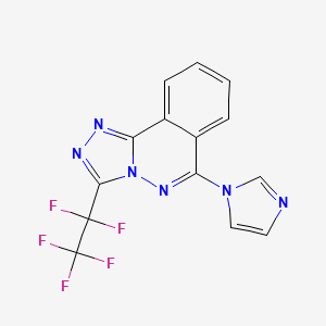 6-(1H-imidazol-1-yl)-3-(pentafluoroethyl)[1,2,4]triazolo[3,4-a]phthalazine