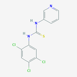 1-Pyridin-3-yl-3-(2,4,5-trichlorophenyl)thiourea