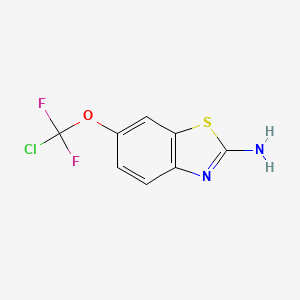 6-[Chloro(difluoro)methoxy]-1,3-benzothiazol-2-amine