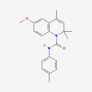 6-methoxy-2,2,4-trimethyl-N-(4-methylphenyl)quinoline-1(2H)-carboxamide