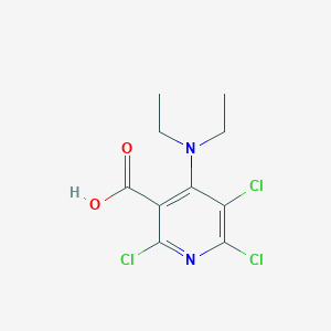 2,5,6-Trichloro-4-(diethylamino)pyridine-3-carboxylic acid