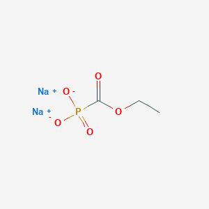 molecular formula C₃H₅Na₂O₅P B110785 Disodium (ethoxycarbonyl)phosphonate CAS No. 72305-00-1