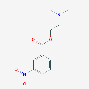 molecular formula C11H14N2O4 B11078893 2-(Dimethylamino)ethyl 3-nitrobenzoate 