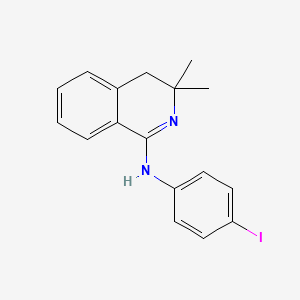 N-[(1Z)-3,3-dimethyl-3,4-dihydroisoquinolin-1(2H)-ylidene]-4-iodoaniline