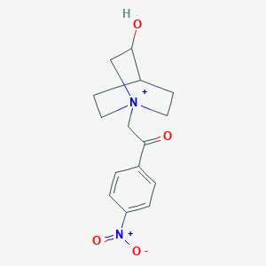 3-Hydroxy-1-[2-(4-nitrophenyl)-2-oxoethyl]-1-azoniabicyclo[2.2.2]octane