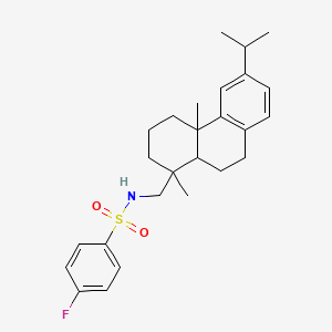 4-Fluoro-N-(12-isopropylpodocarpa-8,11,13-trien-15-YL)benzenesulfonamide