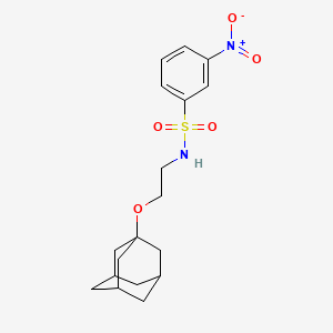 N-[2-(1-adamantyloxy)ethyl]-3-nitrobenzenesulfonamide