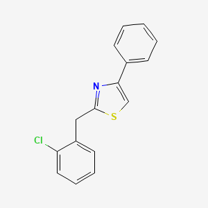 2-(2-Chlorobenzyl)-4-phenyl-1,3-thiazole