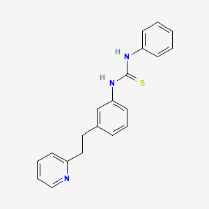 1-Phenyl-3-{3-[2-(pyridin-2-yl)ethyl]phenyl}thiourea