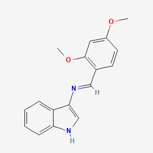 N-[(E)-(2,4-dimethoxyphenyl)methylidene]-1H-indol-3-amine