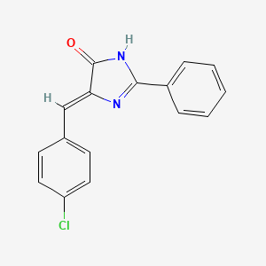 (5Z)-5-(4-chlorobenzylidene)-2-phenyl-3,5-dihydro-4H-imidazol-4-one