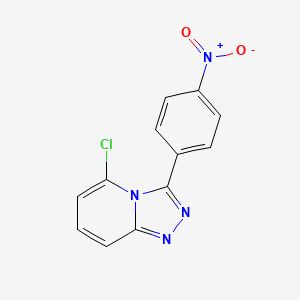 5-Chloro-3-(4-nitrophenyl)[1,2,4]triazolo[4,3-a]pyridine