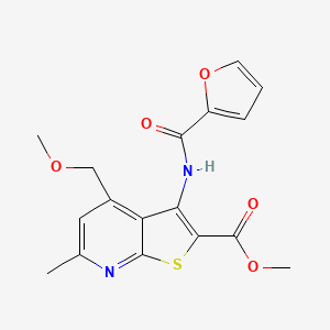 Methyl 3-[(furan-2-ylcarbonyl)amino]-4-(methoxymethyl)-6-methylthieno[2,3-b]pyridine-2-carboxylate