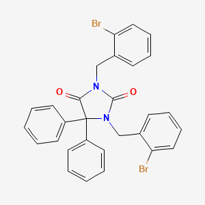 1,3-Bis(2-bromobenzyl)-5,5-diphenylimidazolidine-2,4-dione