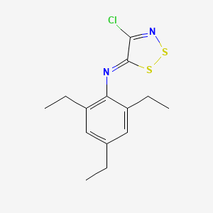 4-chloro-N-(2,4,6-triethylphenyl)dithiazol-5-imine