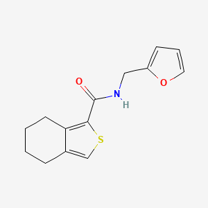 N-(furan-2-ylmethyl)-4,5,6,7-tetrahydro-2-benzothiophene-1-carboxamide