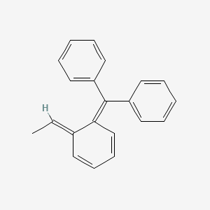 molecular formula C21H18 B11080290 5-(Diphenylmethylene)-6-[(E)ethylidene]-1,3-cyclohexadiene 