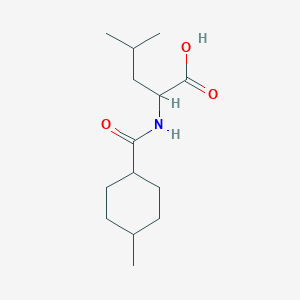 N-[(4-methylcyclohexyl)carbonyl]leucine