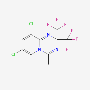 7,9-dichloro-4-methyl-2,2-bis(trifluoromethyl)-2H-pyrido[1,2-a][1,3,5]triazine