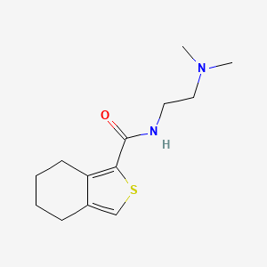 N-[2-(dimethylamino)ethyl]-4,5,6,7-tetrahydro-2-benzothiophene-1-carboxamide