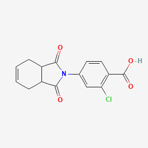 2-chloro-4-(1,3-dioxo-1,3,3a,4,7,7a-hexahydro-2H-isoindol-2-yl)benzoic acid