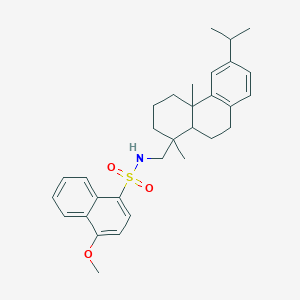 N-(12-Isopropylpodocarpa-8,11,13-trien-15-YL)-4-methoxy-1-naphthalenesulfonamide