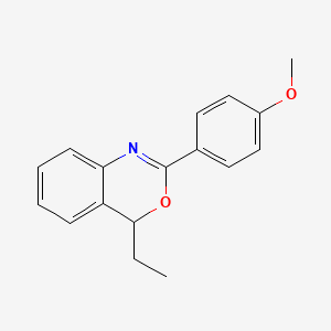 4-ethyl-2-(4-methoxyphenyl)-4H-3,1-benzoxazine