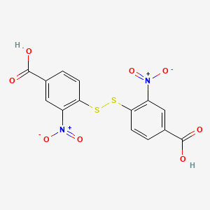 4-[(4-Carboxy-2-nitrophenyl)disulfanyl]-3-nitrobenzoic acid