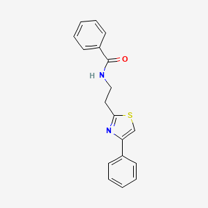 N-[2-(4-phenyl-1,3-thiazol-2-yl)ethyl]benzamide