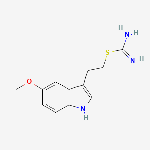 2-(5-methoxy-1H-indol-3-yl)ethyl carbamimidothioate