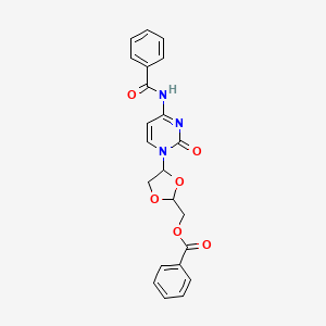 (4-{2-oxo-4-[(phenylcarbonyl)amino]pyrimidin-1(2H)-yl}-1,3-dioxolan-2-yl)methyl benzoate