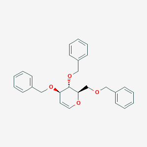 molecular formula C27H28O4 B110811 三-O-苄基-D-葡糖醛 CAS No. 55628-54-1