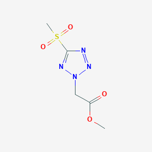 methyl [5-(methylsulfonyl)-2H-tetrazol-2-yl]acetate