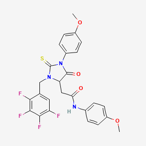 molecular formula C26H21F4N3O4S B11081130 C26H21F4N3O4S 