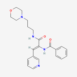 N-((Z)-1-{[(3-morpholin-4-ylpropyl)amino]carbonyl}-2-pyridin-3-ylvinyl)benzamide