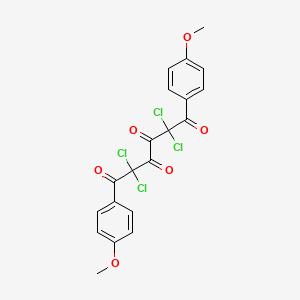 2,2,5,5-Tetrachloro-1,6-bis(4-methoxyphenyl)hexane-1,3,4,6-tetrone