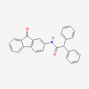 N-(9-oxo-9H-fluoren-2-yl)-2,2-diphenylacetamide