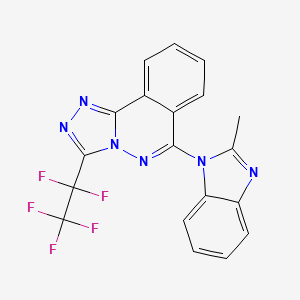 6-(2-methyl-1H-benzimidazol-1-yl)-3-(pentafluoroethyl)[1,2,4]triazolo[3,4-a]phthalazine