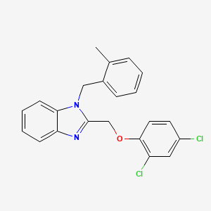 2-[(2,4-dichlorophenoxy)methyl]-1-(2-methylbenzyl)-1H-benzimidazole