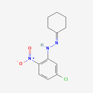 1-(5-Chloro-2-nitrophenyl)-2-cyclohexylidenehydrazine