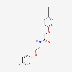 2-(4-tert-butylphenoxy)-N-[2-(4-methylphenoxy)ethyl]acetamide