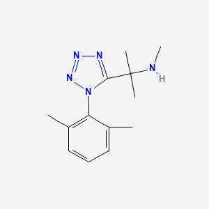 molecular formula C13H19N5 B11081545 2-[1-(2,6-dimethylphenyl)-1H-tetrazol-5-yl]-N-methylpropan-2-amine 