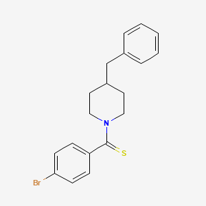 (4-Benzylpiperidin-1-yl)(4-bromophenyl)methanethione