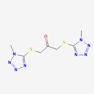 1,3-bis[(1-methyl-1H-tetrazol-5-yl)sulfanyl]propan-2-one