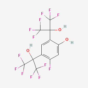 5-Fluoro-2,4-bis(1,1,1,3,3,3-hexafluoro-2-hydroxypropan-2-yl)phenol