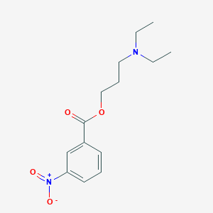 molecular formula C14H20N2O4 B11081855 3-(Diethylamino)propyl 3-nitrobenzoate 