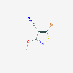 5-Bromo-3-methoxy-1,2-thiazole-4-carbonitrile