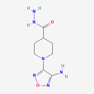 1-(4-Amino-1,2,5-oxadiazol-3-yl)piperidine-4-carbohydrazide