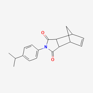 2-[4-(propan-2-yl)phenyl]-3a,4,7,7a-tetrahydro-1H-4,7-methanoisoindole-1,3(2H)-dione